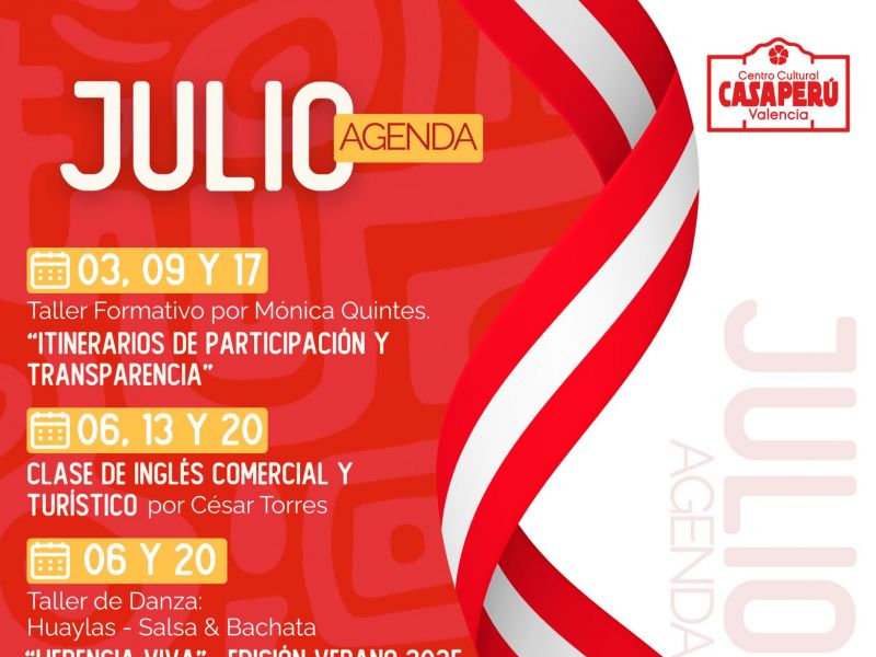 Agenda Julio